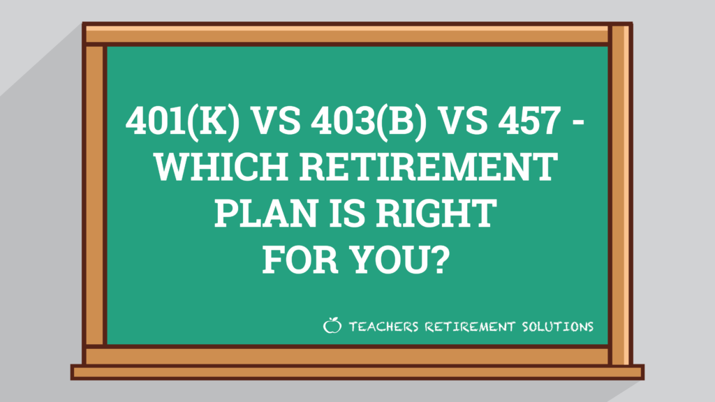 Compare 401(k), 403(b), and 457 plans to find the best retirement option for you. Start planning your future today!