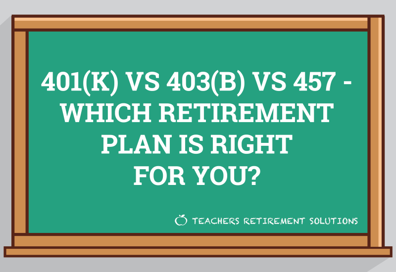 Compare 401(k), 403(b), and 457 plans to find the best retirement option for you. Start planning your future today!